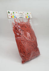Red Paper Shred Filler Grass